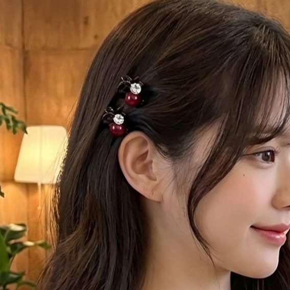 미다미 데일리 포인트 큐빅 미니 집게핀 1651 2p 5,000원