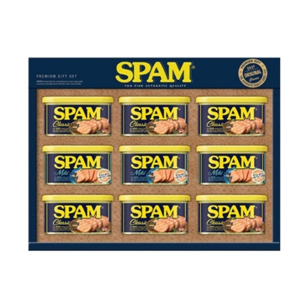 스팸 클래식 200g x 6p + 마일드 200g x 3p 선물 세트 37,900원