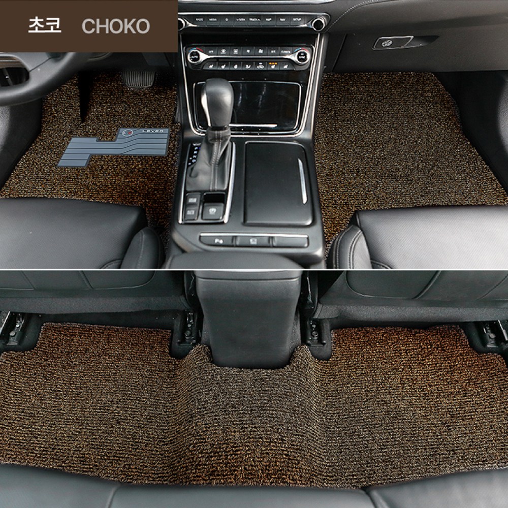 LEVER 기아 K3 GT (2018~) 실리콘 발판 코일매트 1열+2열 세트 프리미엄 확장형, 초코, 102-2 K3 GT (2018~)_엣지X 41,000원