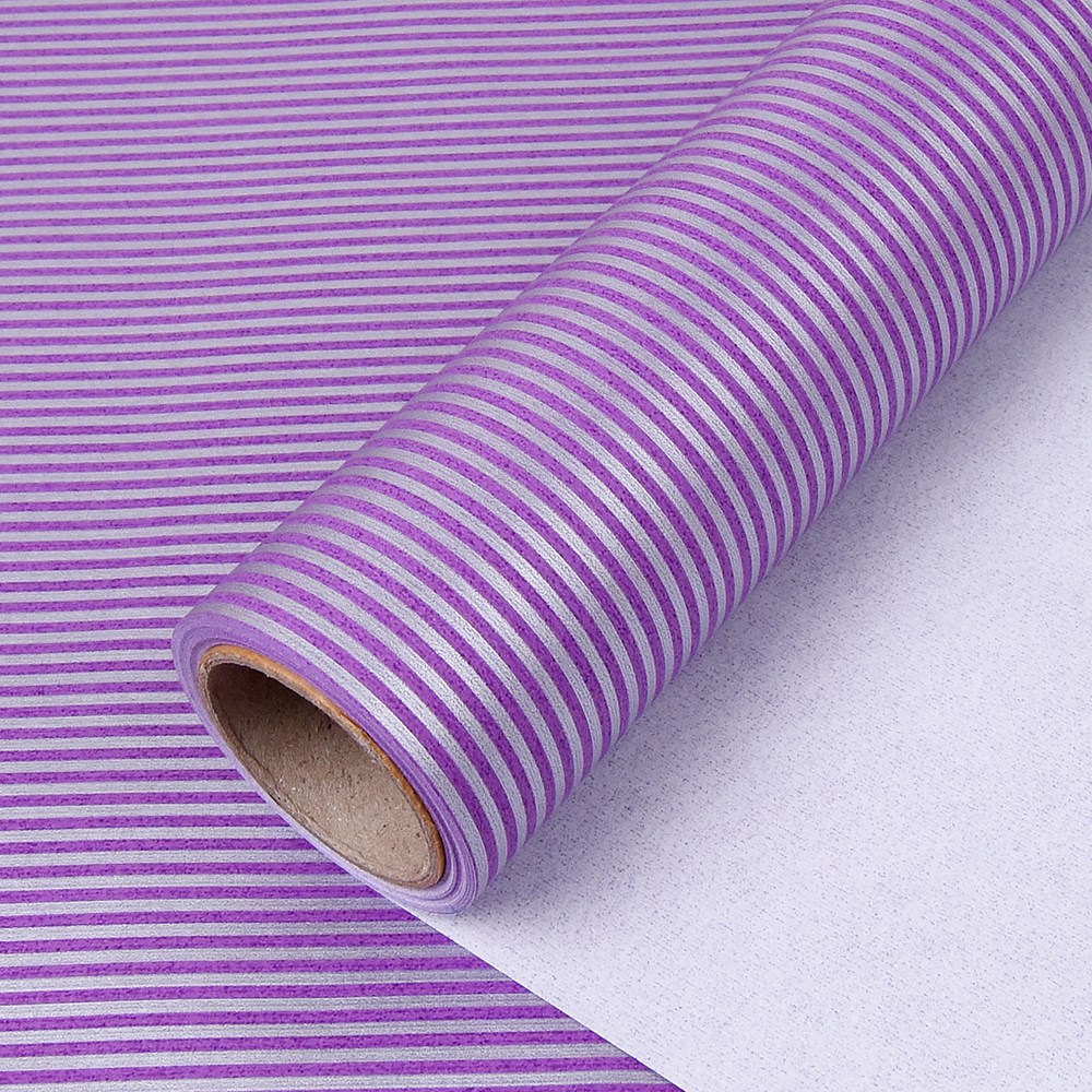 선물 포장지 종이 롤, 1개, [스트라이프]-보라색 6,500원