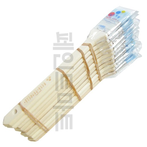 페인트브러쉬 페인트붓 아크릴붓 화필5호 인조모 브러쉬 10개 38,000원