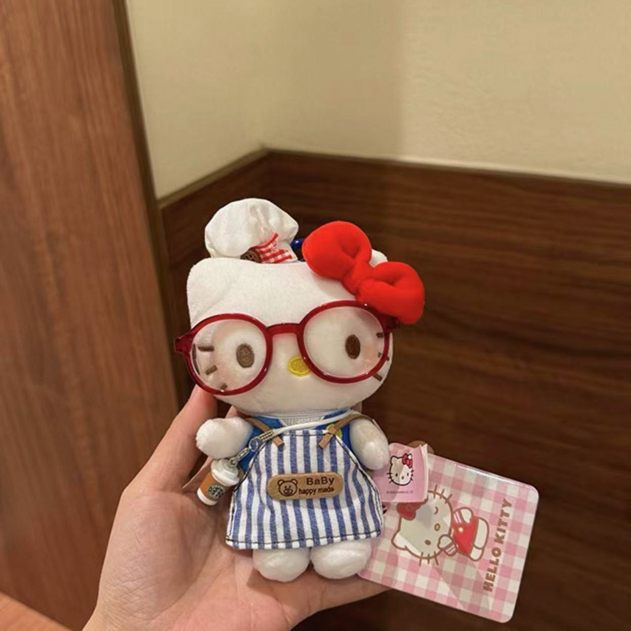 키치한 산리오 인형 키링 핑크 고양이 가방고리 에어팟 백팩 액세서리 꾸미기 28,800원