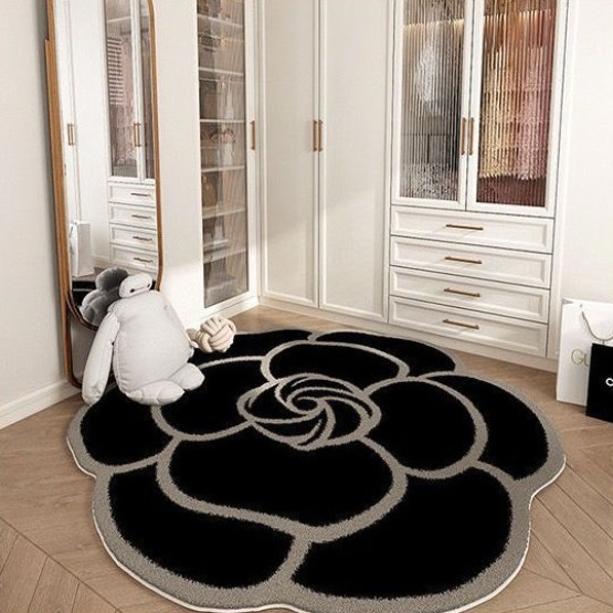 체리닷컴 모던 꽃모양 논슬립 뽀송 드레스룸 거실 러그 72,900원