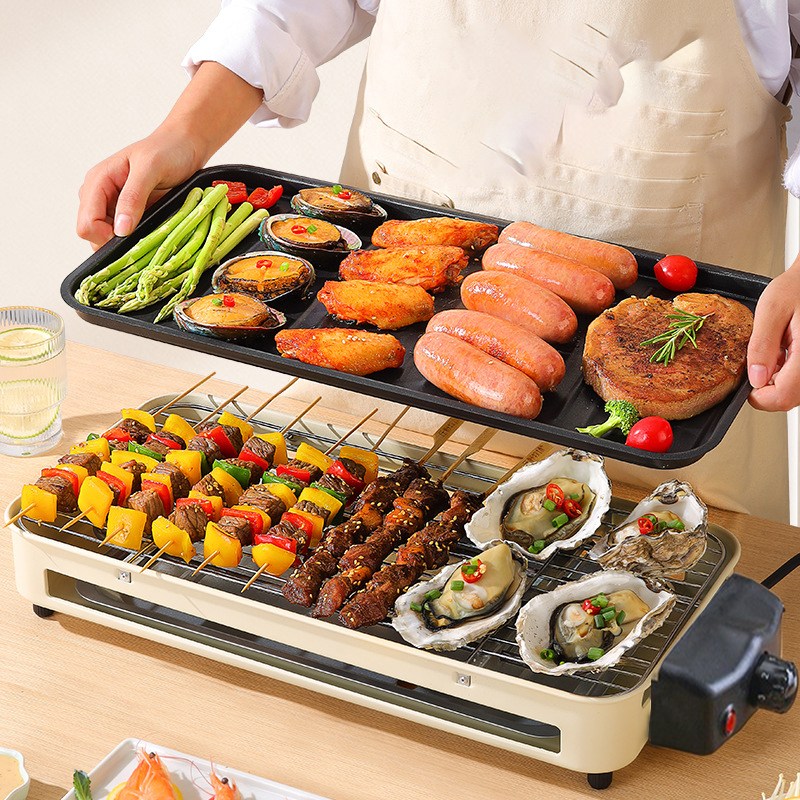 전기그릴 가정용 캠핑용 멀티 연기안나는전기그릴 36,990원