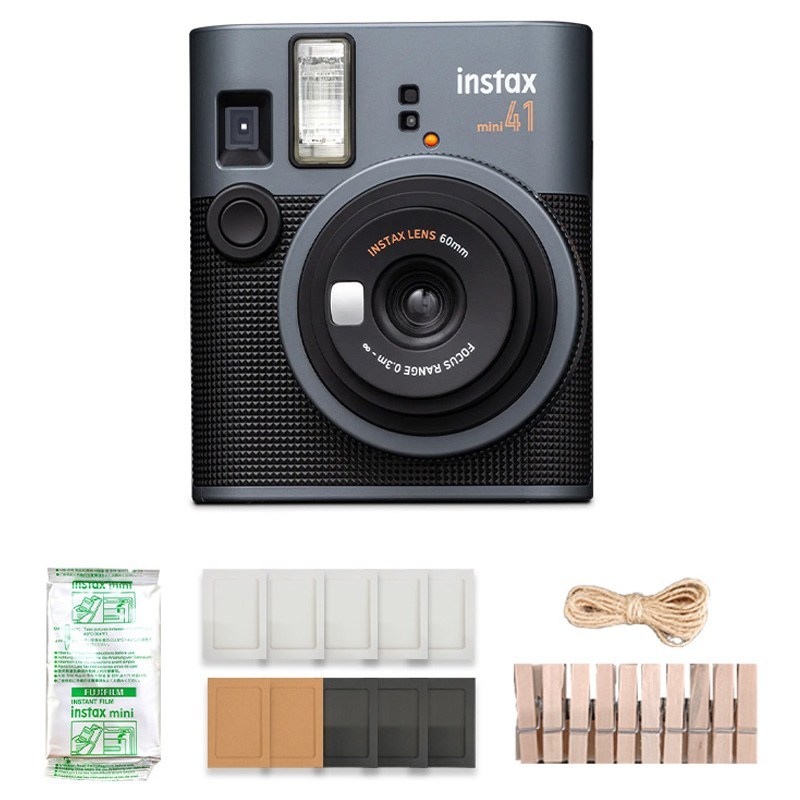 인스탁스 미니41 즉석카메라 + 미니필름 10장 + 종이액자 + 나무데코 세트 instax mini 41 274,900원