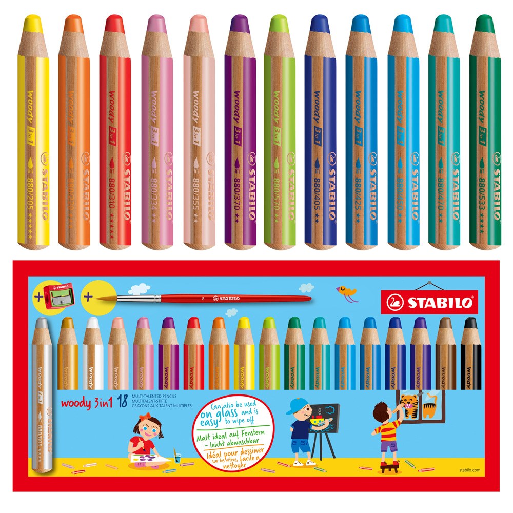 스타빌로 3in1 우디 색연필 50,140원
