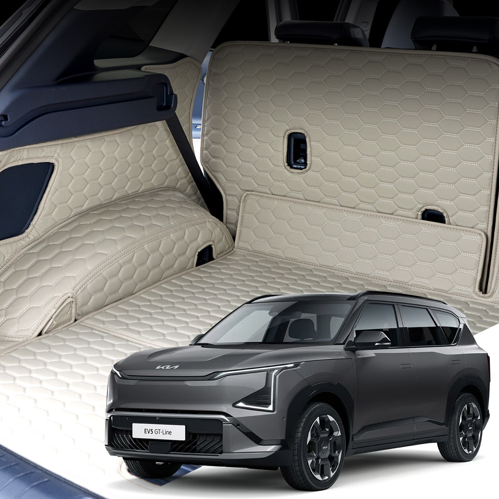 EV5 본투로드 하이브 풀커버 차량용 트렁크매트, 브라운, 25년9월~/KT083 108,000원