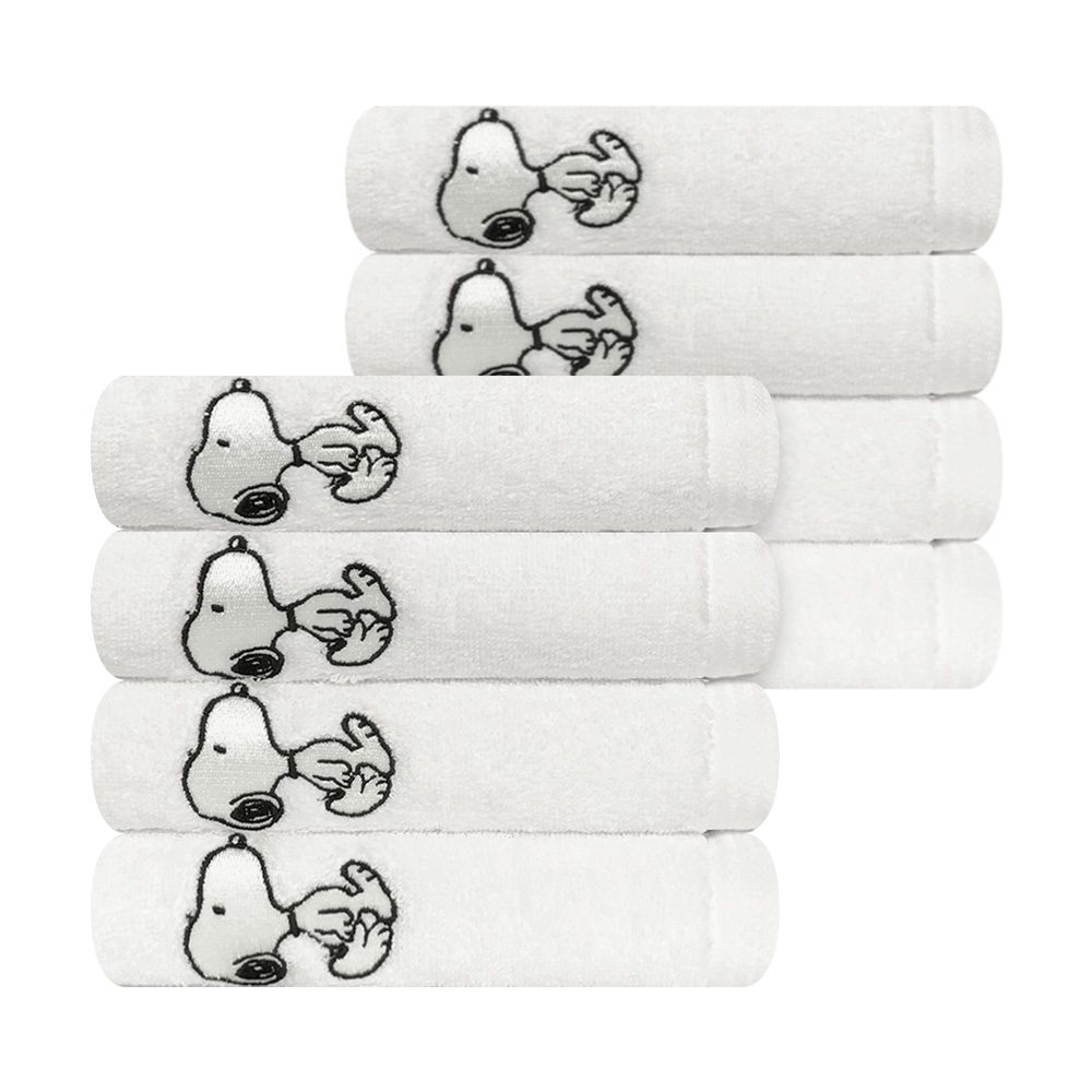 송월타월 스누피 리버 수건 145g 30수 면사, 아이보리, 8개 44,000원