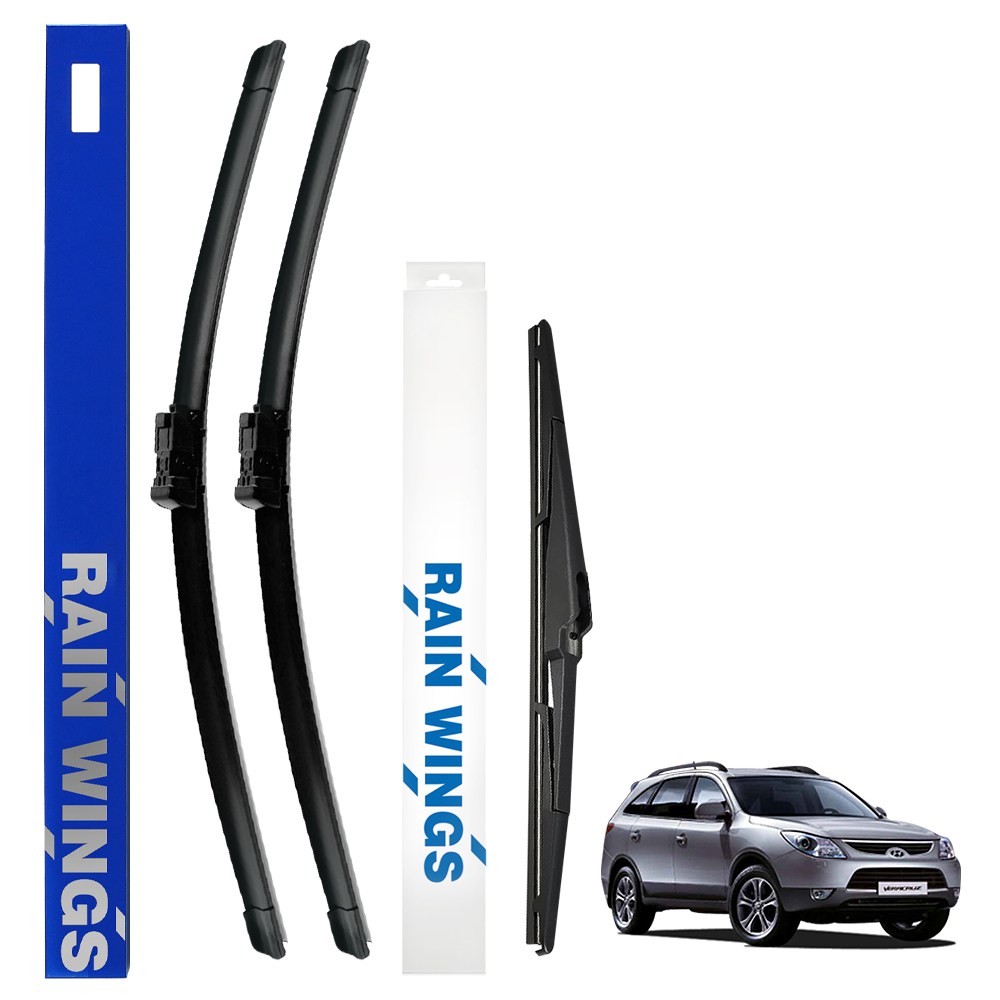 현대 베라크루즈 A타입 전용 순정(호환)형 플랫 와이퍼 전면 후면 후방 리어 세트 06년~10년04월 300 380 2WD 4WD X VX VXL 익스클루시브 프리미엄, 현대 베라크루즈 A타입 전용 06년~10년04월 26,400원