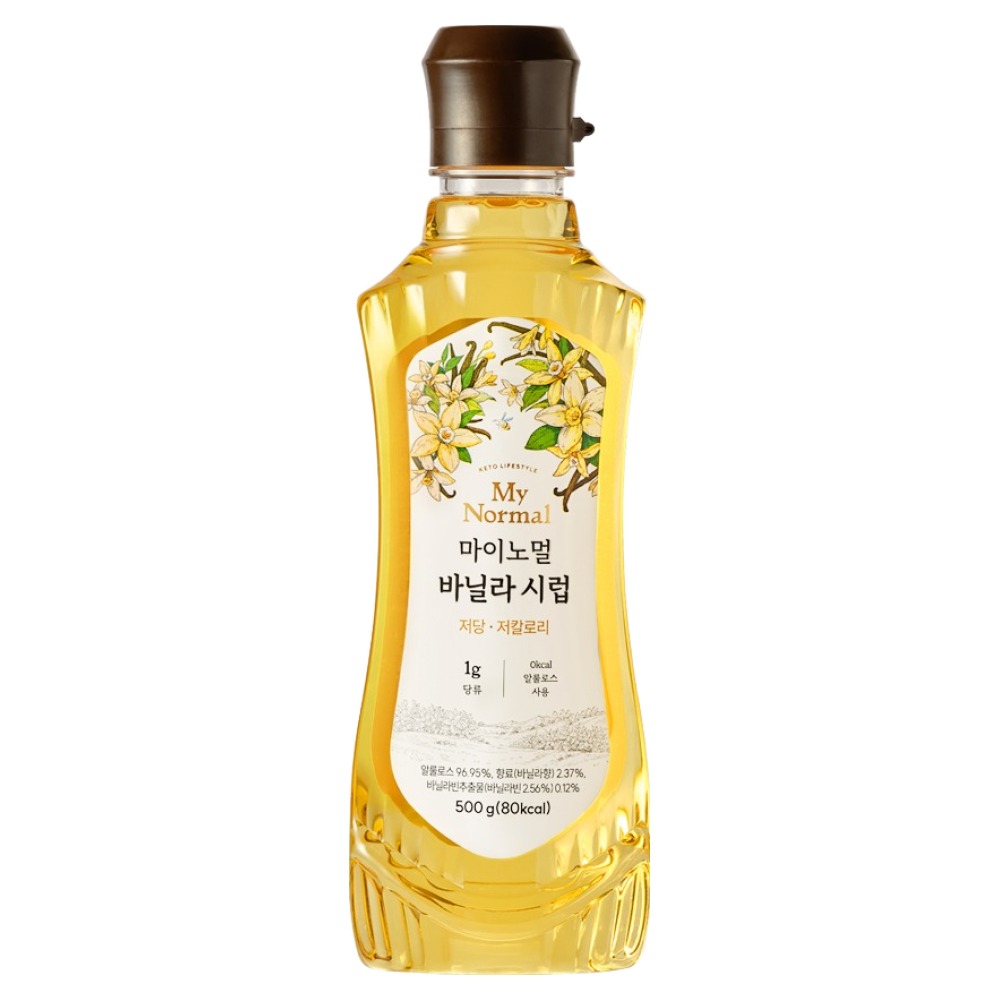 마이노멀 저당 저칼로리 바닐라 시럽, 500g, 1개 8,900원