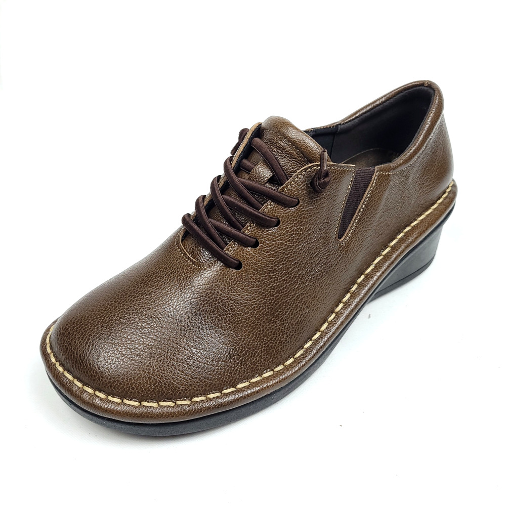 의정부수제화 소가죽 스티치 발편한 쿠션 여성 단화 가죽로퍼 편한 여성화 신발 4.5cm 73,700원