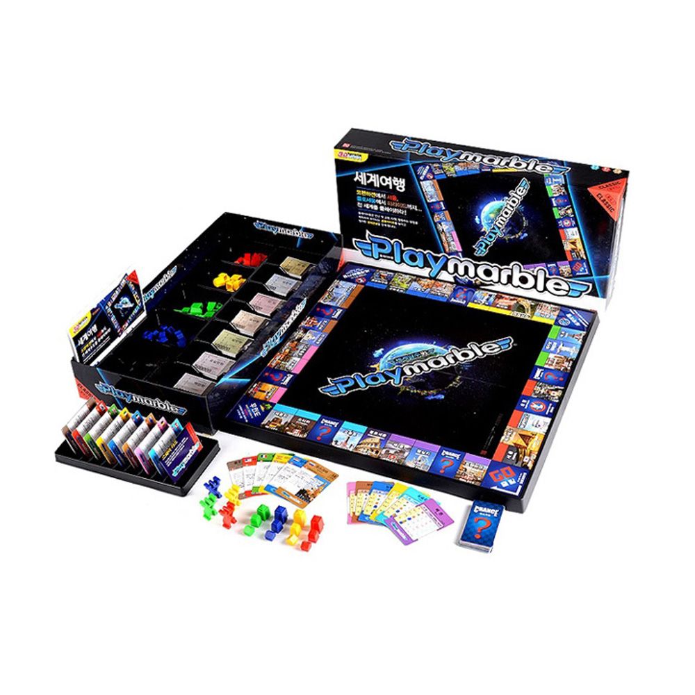 마이찰리_h30 가가 플레이마블 클래식2 세계여행 보드게임 학습 취미용 가족 전략 실내_Mycharlei 61,740원