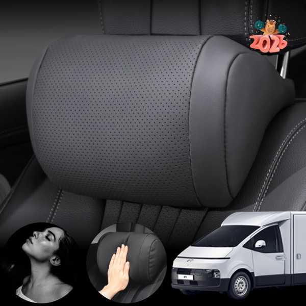 ST1 가죽 통풍 경추지지 2026 목쿠션 목베개 블랙 20,000원