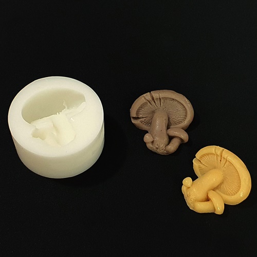 수제몰드 - 표고 버섯 1구 , 실리콘몰드 캔들 석고 비누 diy 8,000원