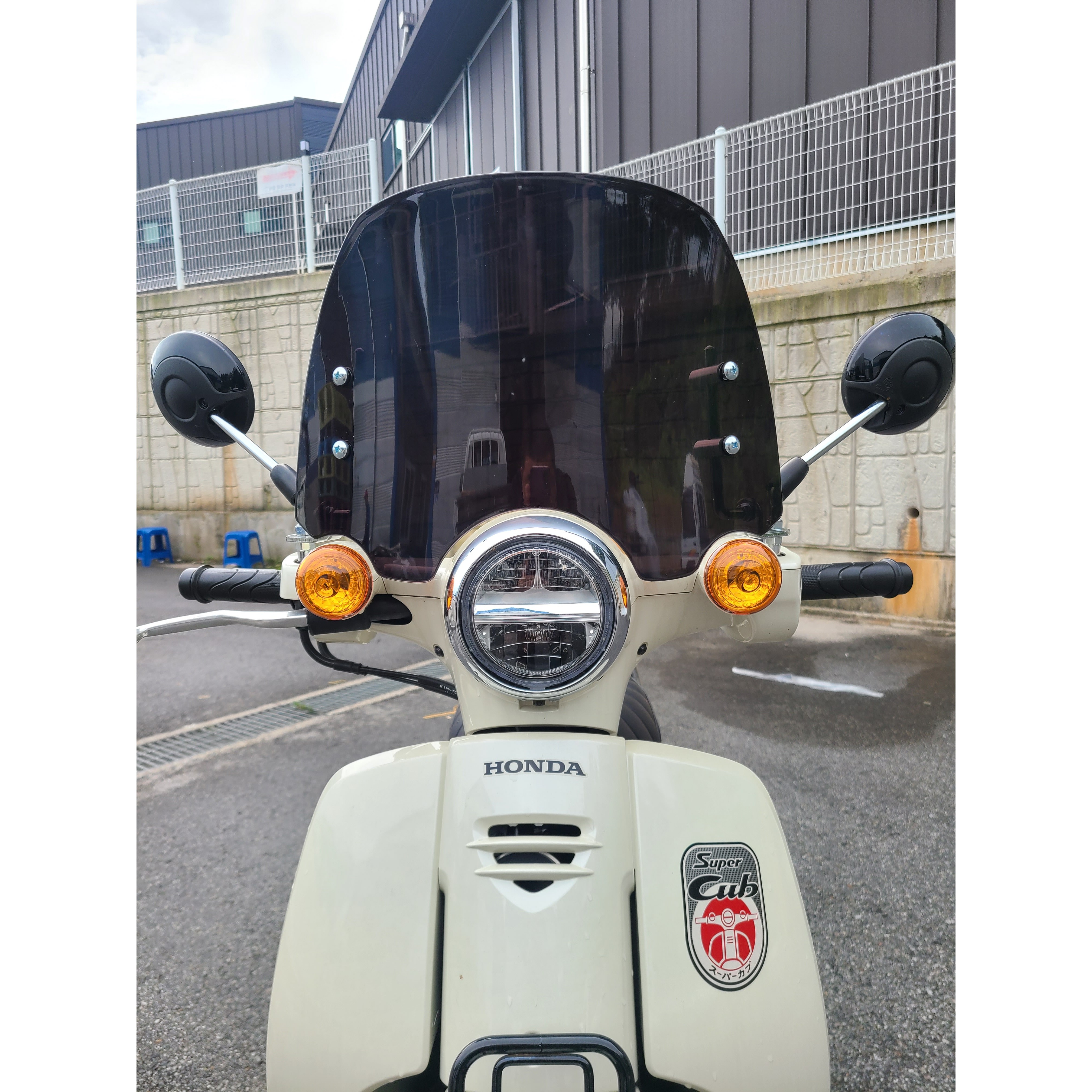 18 ~ 21년식 슈퍼커브110 전용 윈드스크린 H2C 타입 윈드쉴드 windscreen windshild, 1개 58,960원