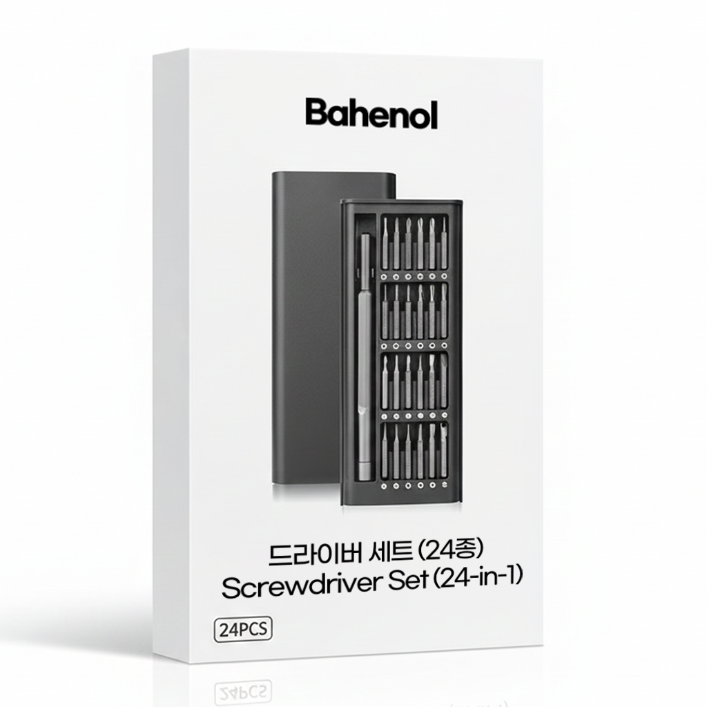 바헤놀 미세작업 가능한 정밀 드라이버 세트, 1개, 24종 9,700원