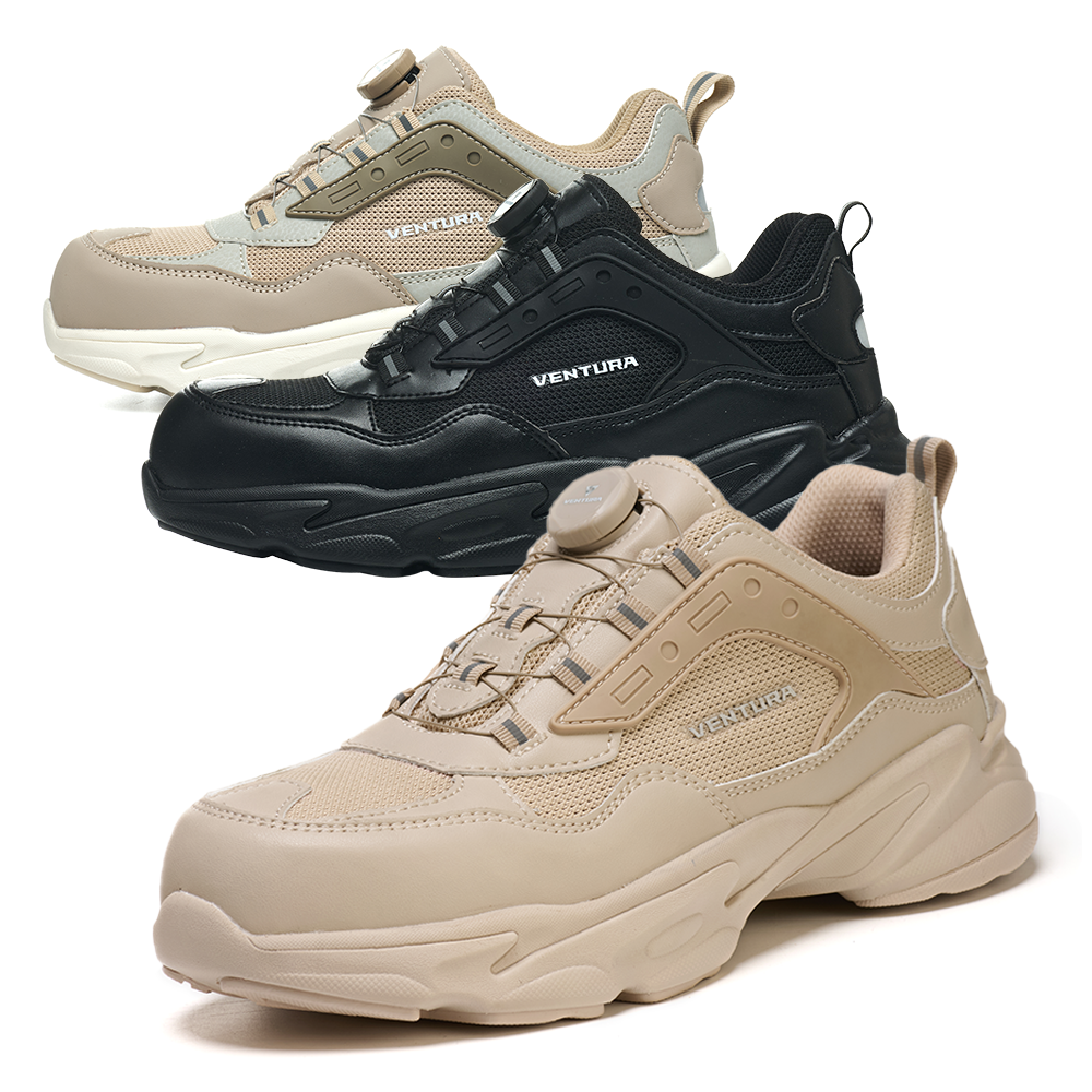 벤투라 KCS 안전인증 다이얼 안전화 초경량 발편한 작업화 VT-006 42,210원