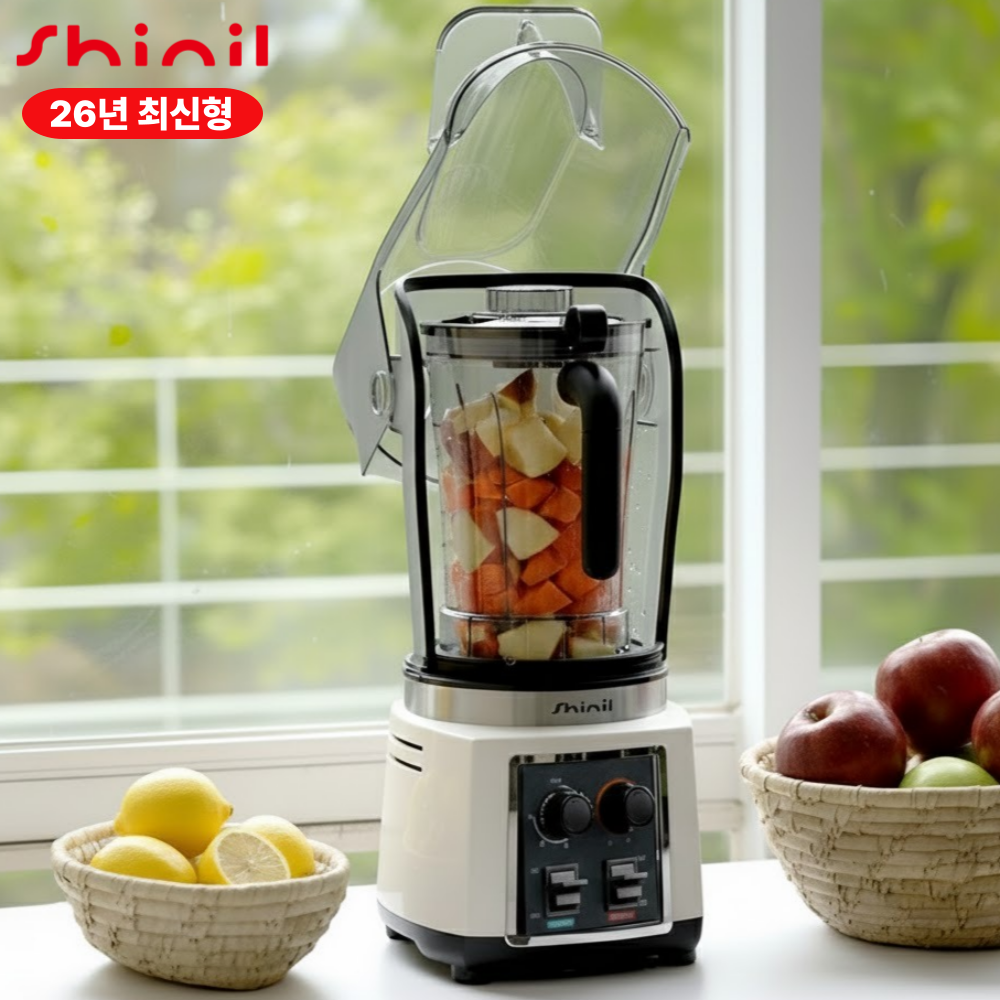 2026년형 신일 프리미엄 저소음 초고속 대형 믹서기 전문가용 블랜더 SMX-WH4408NW, SMX-WH4408NW (화이트) 149,800원