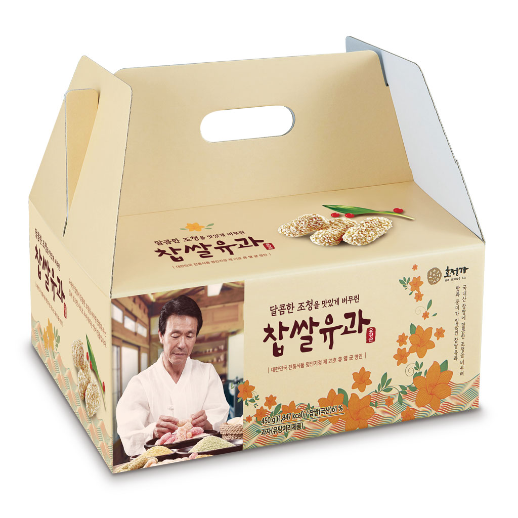 호정가 찹쌀유과세트, 1개, 450g 14,900원