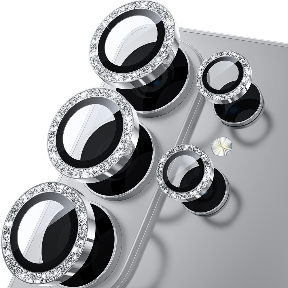 hoerrye 메탈링 후면 휴대폰 카메라 렌즈 강화유리 보호필름 실버, 1세트 21,900원