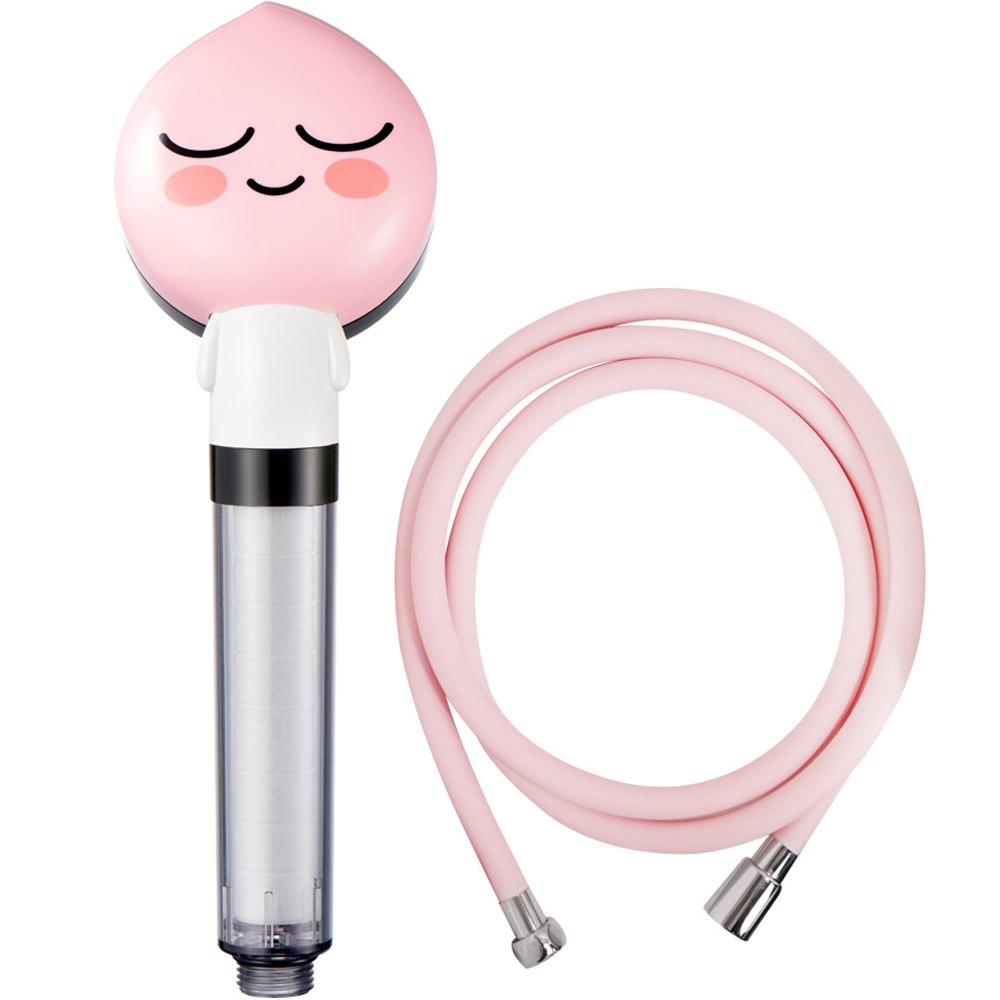 대림바스 카카오 어피치 필터 샤워기 + 샤워줄 복숭아 2m 세트, 1개, 핑크 36,300원