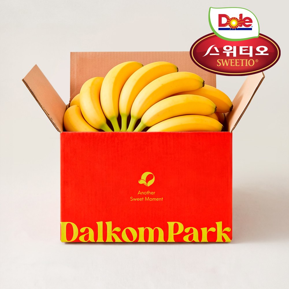 [달콤파크]Dole 정품 고당도 스위티오 바나나, 1개, 스위티오 1.2kg 내외 8,900원