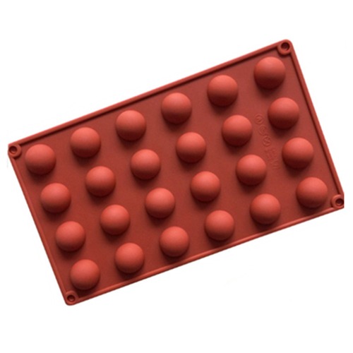 실리콘몰드 - 미니 원 반구 원형 (24구), 랜덤발송 4,300원