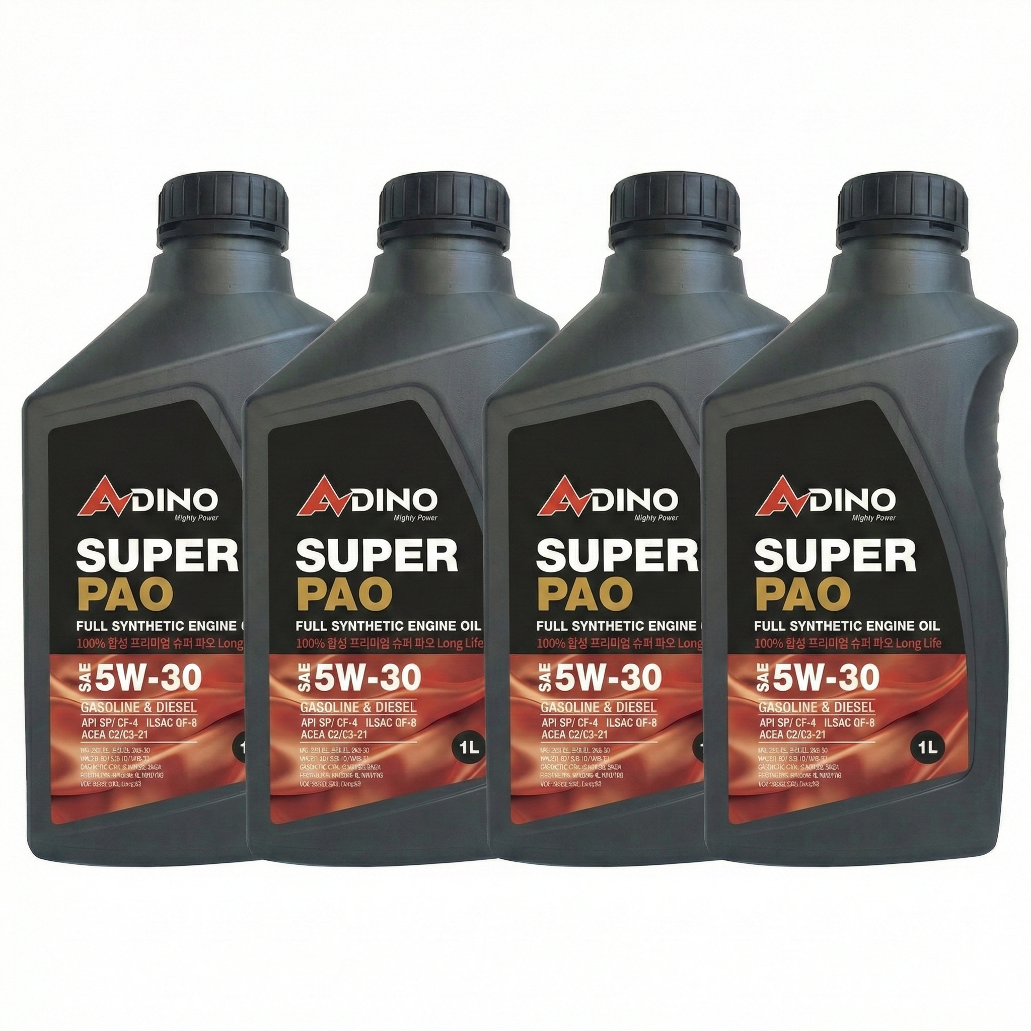 110년전통 벨퍼포먼스 아디노 고성능 슈퍼파오 롱라이프 엔진오일 5W30 합성엔진오일 합성유 디젤 가솔린 LPG 공용 56,800원