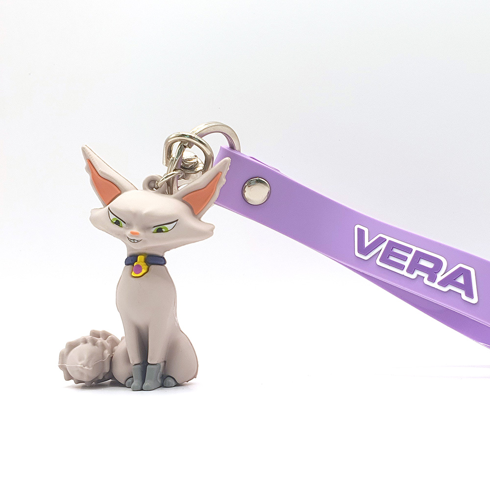 [샤샤&마일로] 샤샤앤마일로 고양이 키링 6종, 캐릭터 키링, 고양이 열쇠고리,, 1개, 베라 13,300원