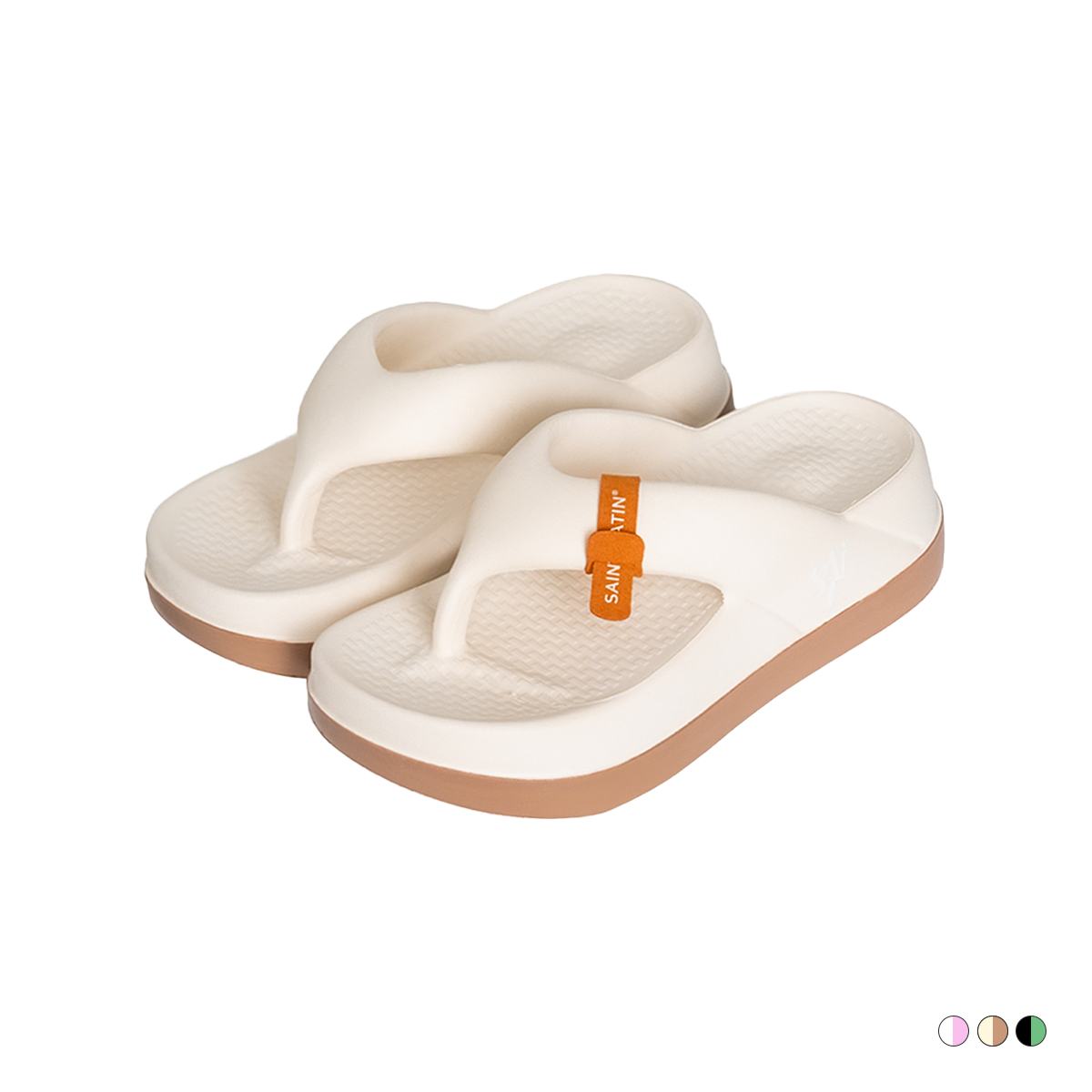 버블 플랫폼 6cm 통굽 배색 쪼리 플립플랍 3color 39,000원