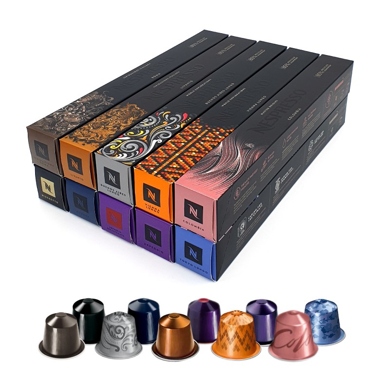 네스프레소 오리지널 캡슐 베스트 인기 캡슐 10종 세트, 1세트, 100개입 94,000원