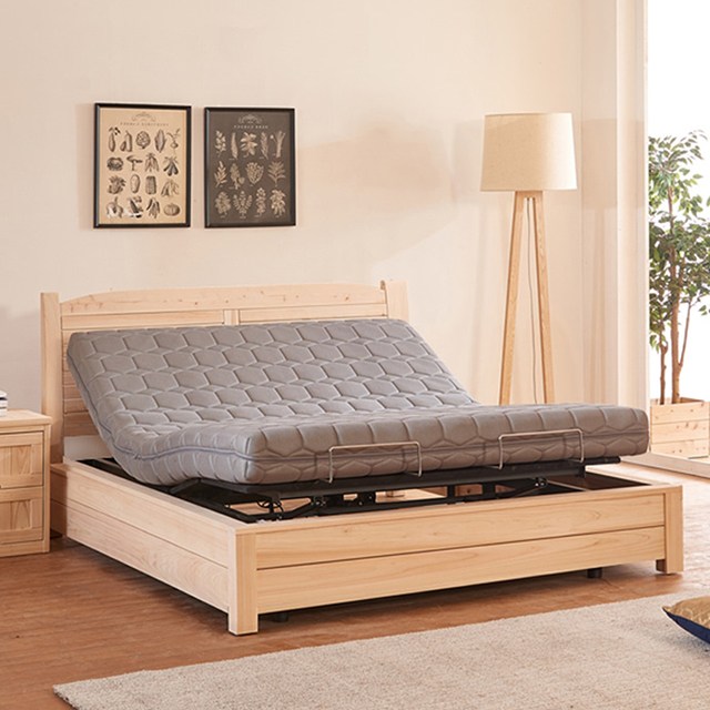 매쉬원 마사지 모션베드 3D 매트리스 편백나무 원목 침대세트 제우스 퀸 4,430,000원