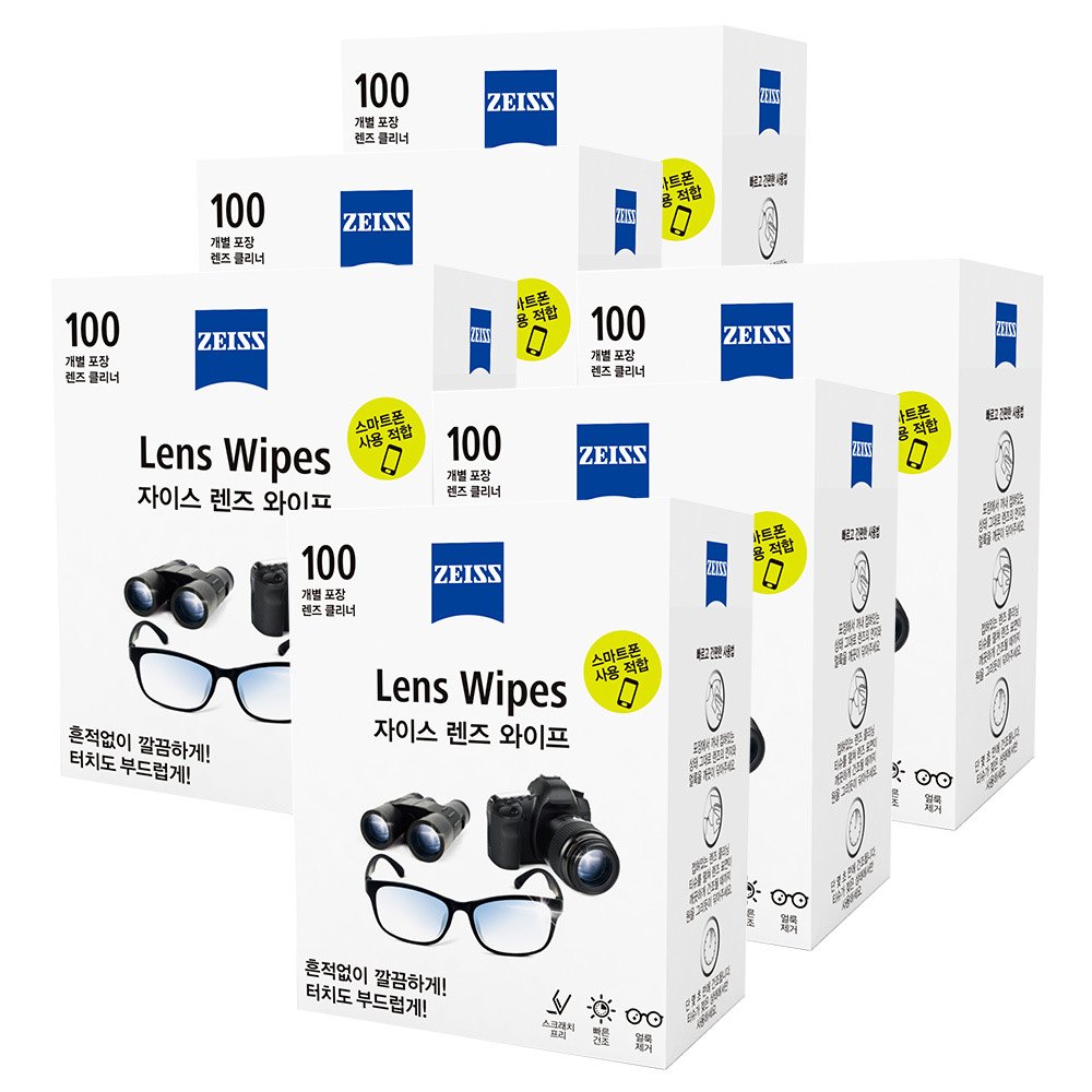 [자이스] 렌즈 와이프 휴대폰클리너 100매 X 6세트, 600개 75,300원