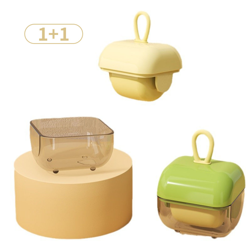 반영구 돌돌이 2P세트 휴대용 돌돌이 1+1 반영구 테이프 롤러 물로 씻는 미니돌돌이 재사용 가능 그린 옐로우 5,900원