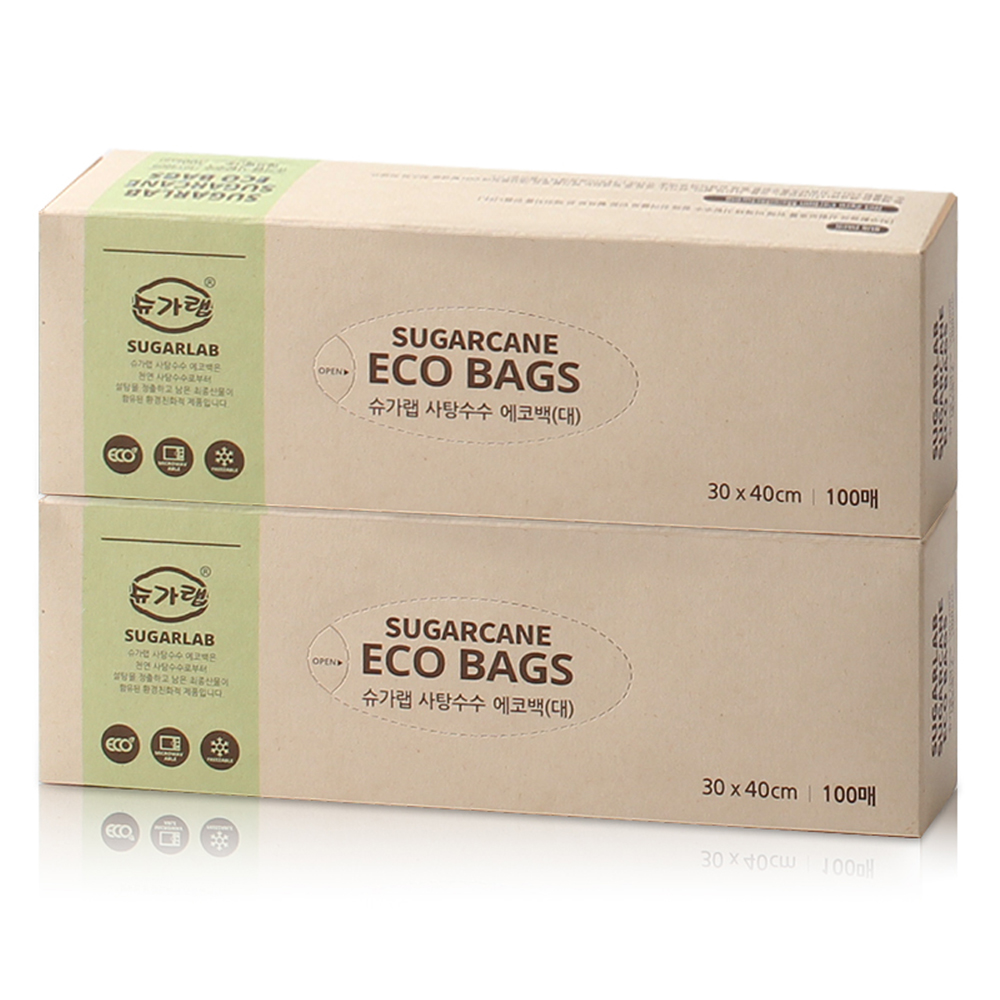 슈가랩 사탕수수 에코백 30 x 40 cm 6,300원