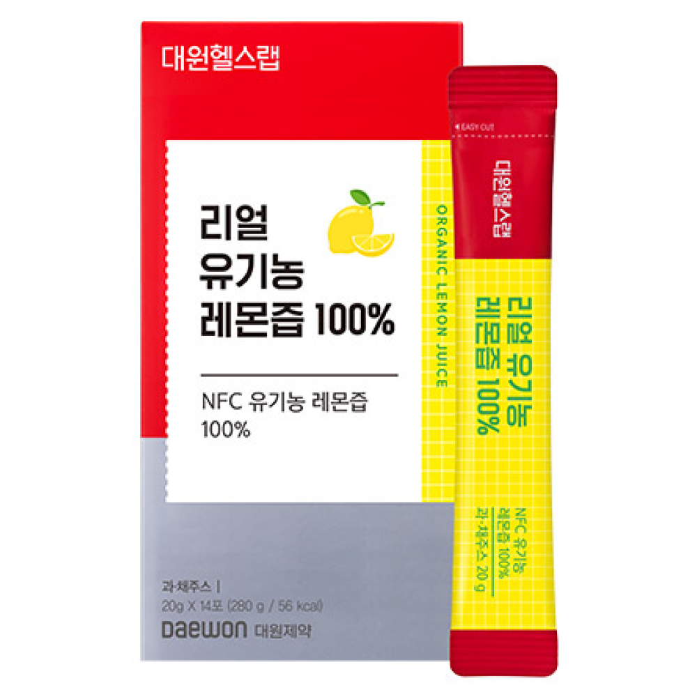 대원헬스 리얼 NFC 유기농 레몬즙 100%, 280g, 1개 10,400원