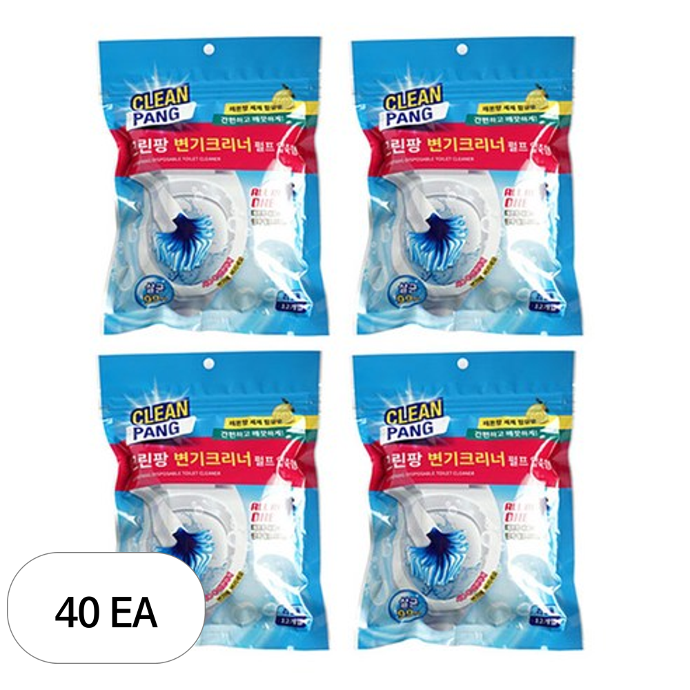 크린팡 일회용 변기크리너 압축펄프 리필 브러쉬 12p 228,150원