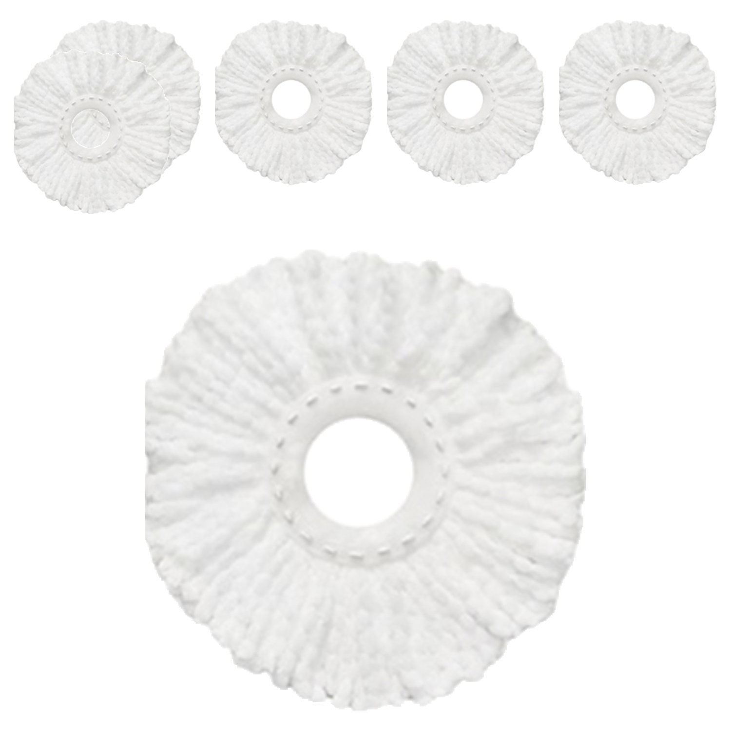 월드크린 핸드 스핀 회전 통돌이 밀대 걸레 리필 화이트 12,900원