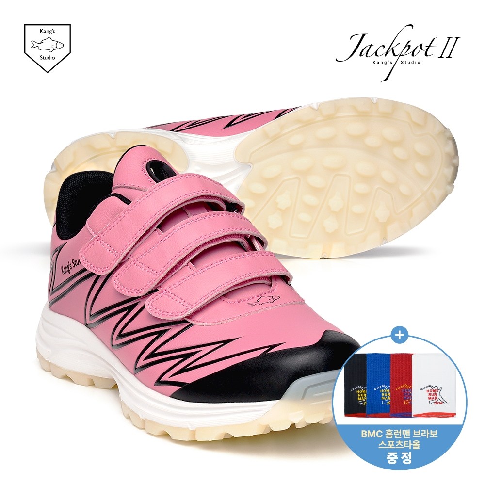 캉스스튜디오 26년 잭팟2 인조잔디 야구화 강스 터프화 Pink & Black - J14 79,000원