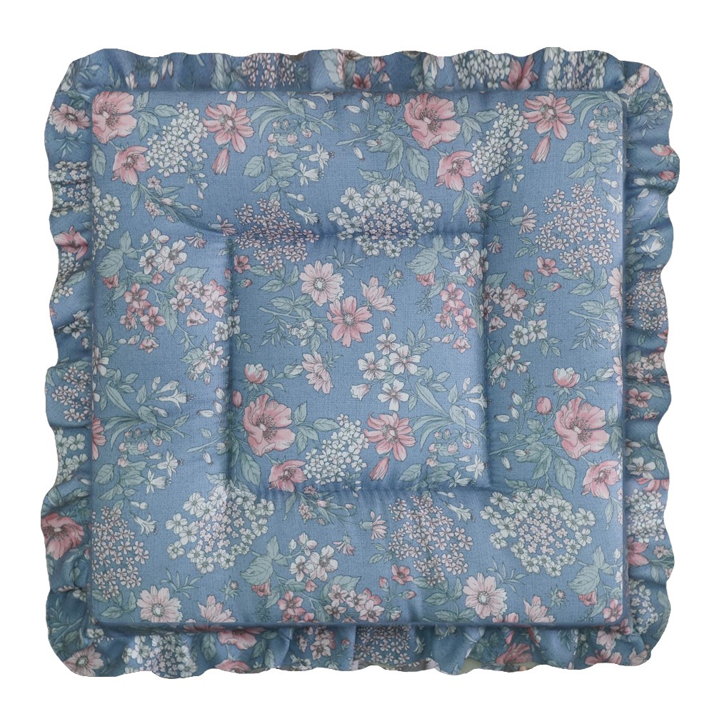 [데코벨] 자카드 부케 프릴 방석 8,900원