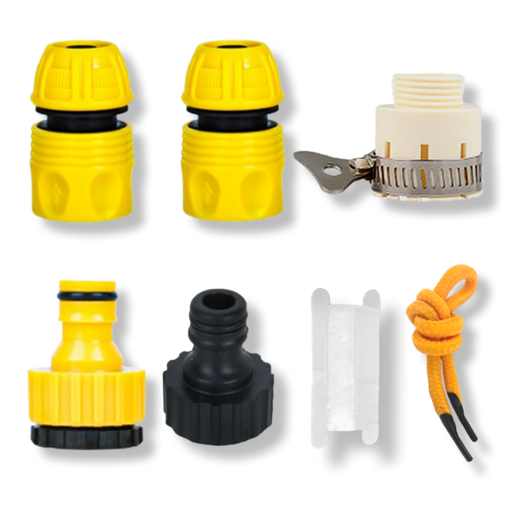 7종세트 수도꼭지 호스 연결 부속 부품 커넥터 연결캡 조임밴드, 3SET 20,000원