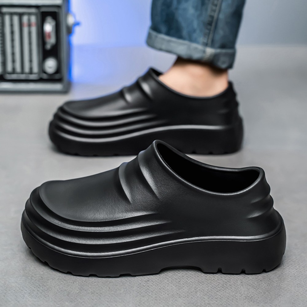 EVA 방수 논슬립 주방화 두꺼운 밑창 경량 남녀공용 작업화 슬립온 230-270 17,700원