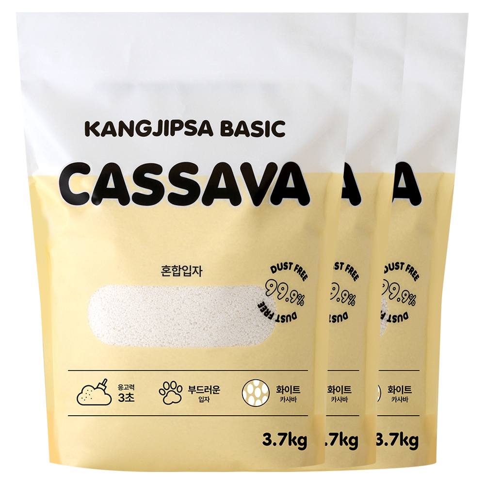 강집사 베이직 카사바 혼합입자 고양이 모래 29,300원