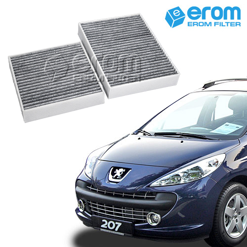 이롬필터 CUK21000-2 프리미엄 활성탄 에어컨필터, 1세트, 푸조 207 1.6 VTi (06~13년) 15,000원