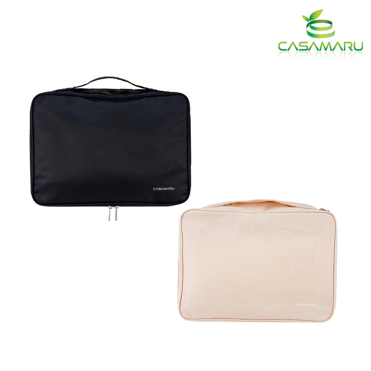 까사마루 부피싹 여행용 압축파우치 대형 L (베이지,블랙) 10,900원