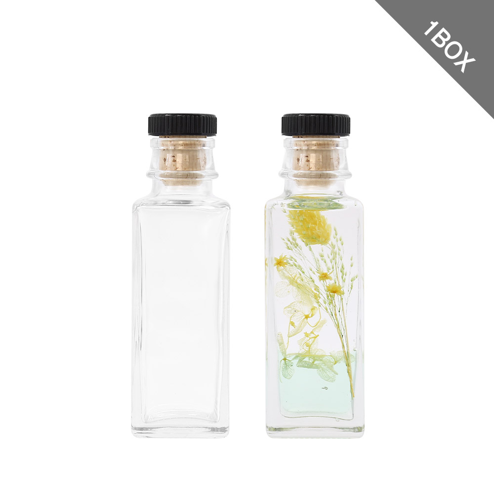 홈앤라이프 하바리움 용기 엣지 100 사각 유리병 100ml 1박스 77병 122,000원