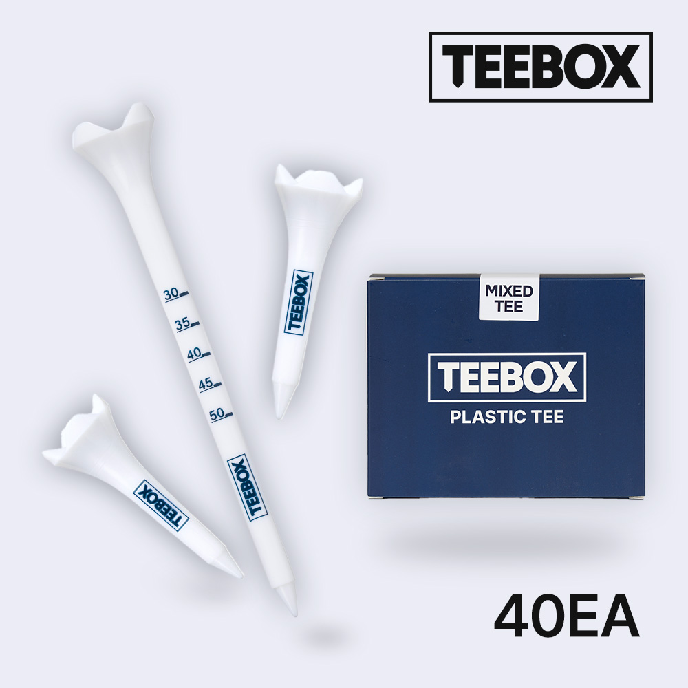 TEEBOX 플라스틱 골프티 눈금 높이 조절 잘 부러지지 않는 어금니 골프티 19,900원