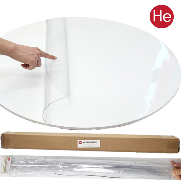 HE 원형테이블투명매트 개별포장제품 두께2mm 3mm 지름70cm부터 130cm까지 식탁 10,910원