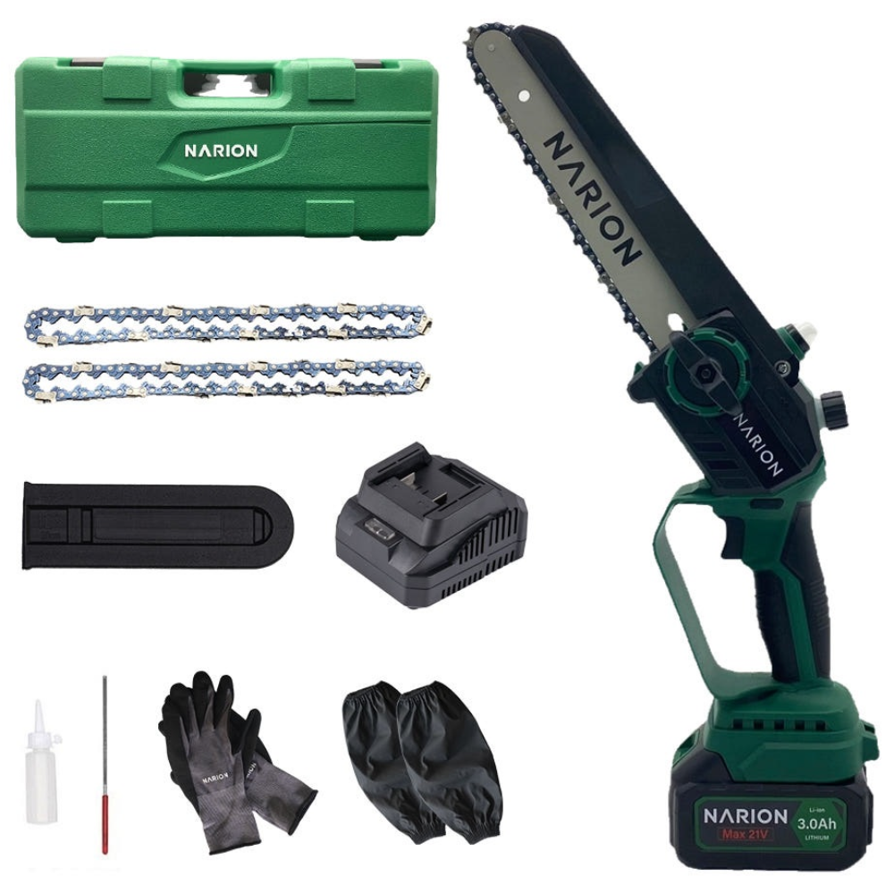 나리온 20cm 무선 체인톱 충전식 전기톱, 1세트 168,000원