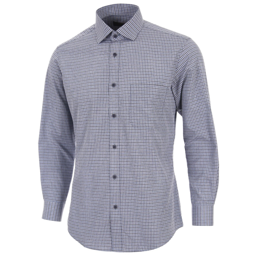 엘르 남성 카치온체크 레귤러핏 긴소매셔츠 01082 42,000원